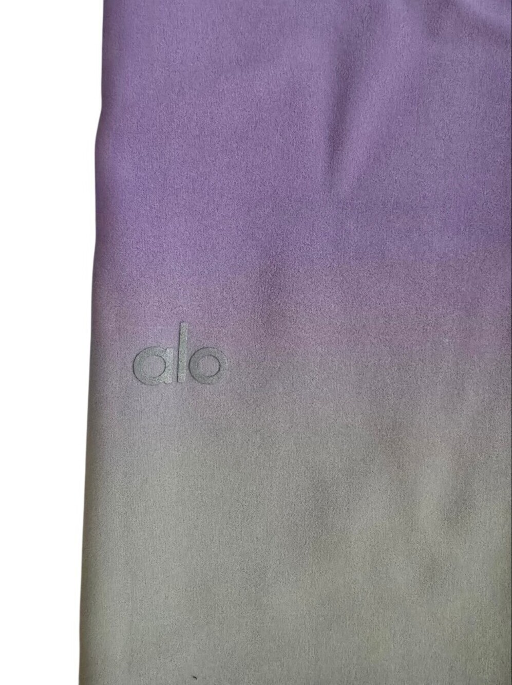 Alo Yoga Vapor Gradient Ombre Leggings in Lavender and Blue Size S - Picture 3 of 6